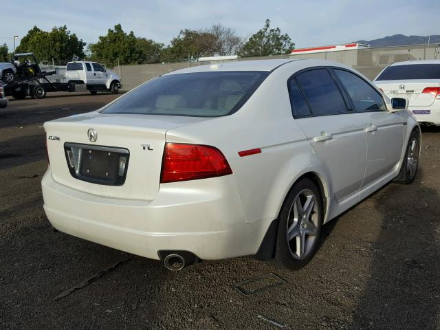 19UUA66204A043846 - 2004 ACURA TL WHITE photo 4