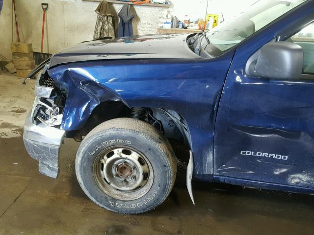 1GCCS196448122551 - 2004 CHEVROLET COLORADO BLUE photo 9