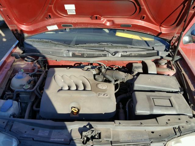 3VWSC29M8YM113203 - 2000 VOLKSWAGEN JETTA GLS RED photo 7