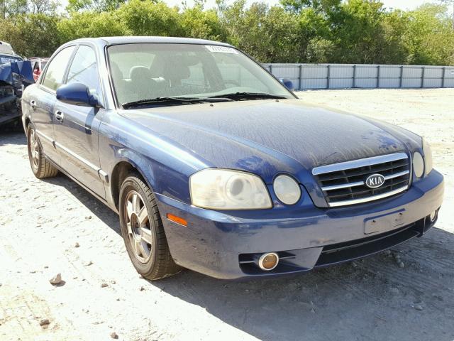 KNAGD126455402024 - 2005 KIA OPTIMA LX BLUE photo 1