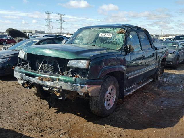 2GCEK13T261193499 - 2006 CHEVROLET SILVERADO GREEN photo 2