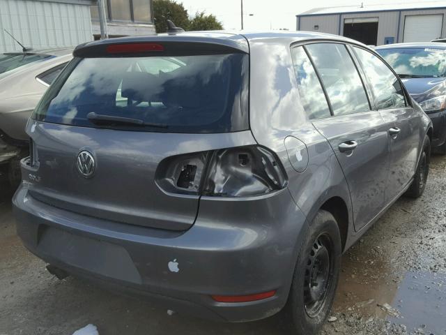 WVWDB7AJ0EW003979 - 2014 VOLKSWAGEN GOLF GRAY photo 4