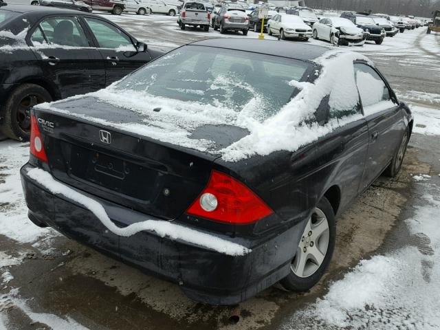 1HGEM22994L045154 - 2004 HONDA CIVIC EX BLACK photo 4