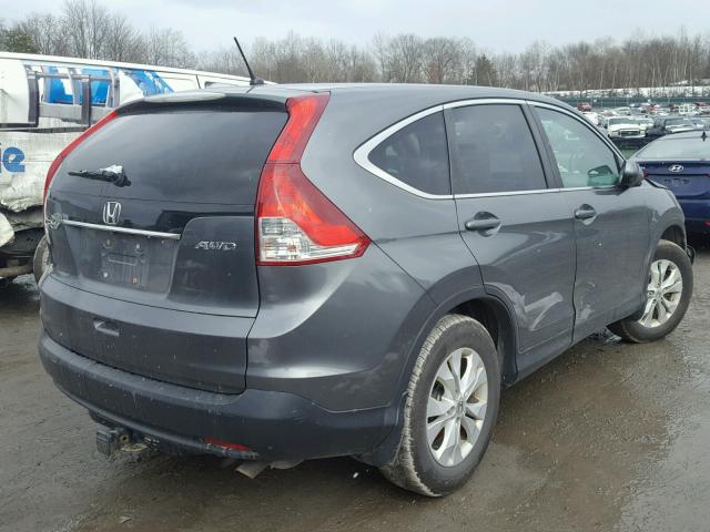 5J6RM4H58EL008379 - 2014 HONDA CR-V EX GRAY photo 4