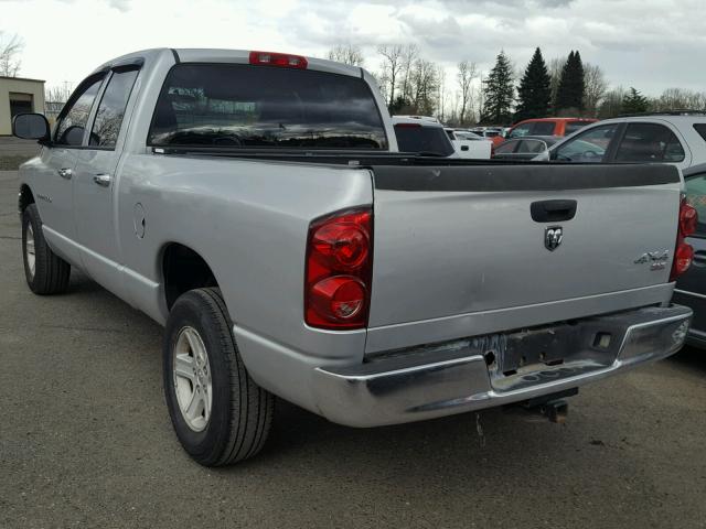 1D7HU18N47J595488 - 2007 DODGE RAM 1500 S GRAY photo 3