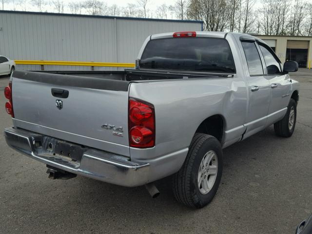 1D7HU18N47J595488 - 2007 DODGE RAM 1500 S GRAY photo 4