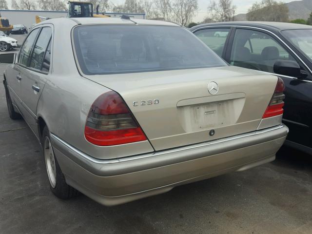 WDBHA23G1WA557442 - 1998 MERCEDES-BENZ C 230 BEIGE photo 3