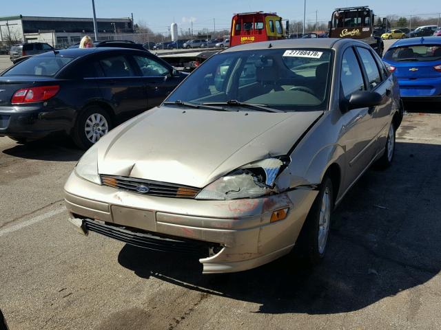 1FAFP38362W259670 - 2002 FORD FOCUS ZTS GOLD photo 2