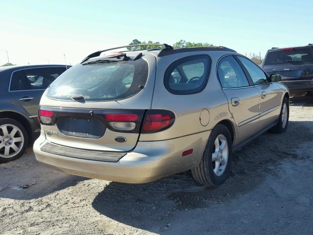 1FAFP58S31A253212 - 2001 FORD TAURUS SE GOLD photo 4