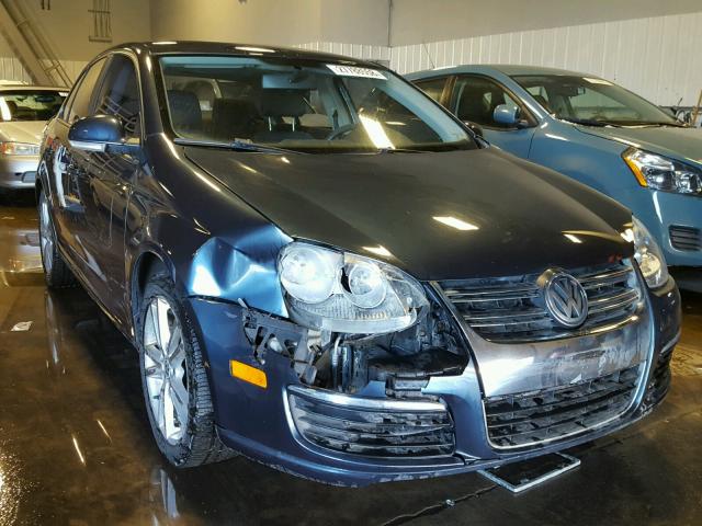 3VWPF71K35M640307 - 2005 VOLKSWAGEN NEW JETTA BLUE photo 1