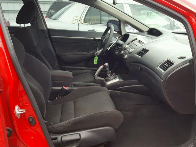 2HGFA5E50AH701550 - 2010 HONDA CIVIC SI SILVER photo 5