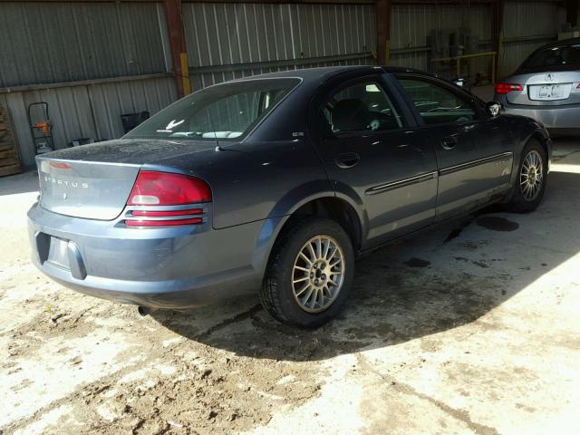 1B3EJ46X21N668869 - 2001 DODGE STRATUS SE BLUE photo 4