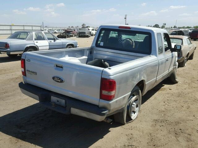 1FTYR14D58PB07060 - 2008 FORD RANGER SILVER photo 4