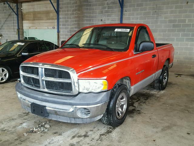 1D7HA16K92J184047 - 2002 DODGE RAM 1500 RED photo 2