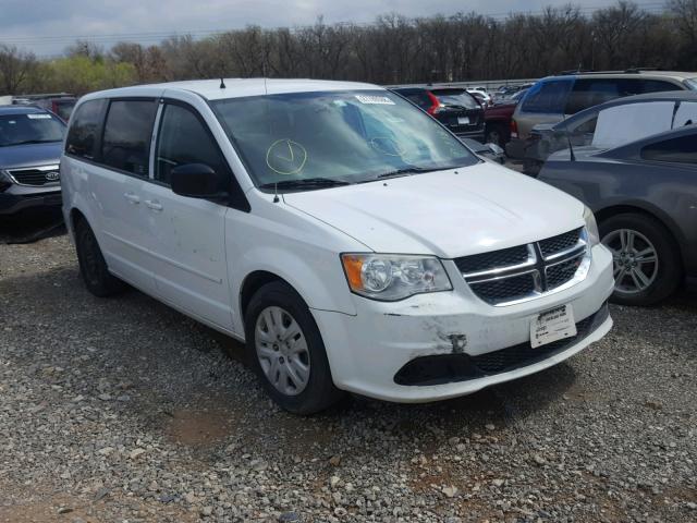 2C4RDGBG1DR813583 - 2013 DODGE GRAND CARA WHITE photo 1