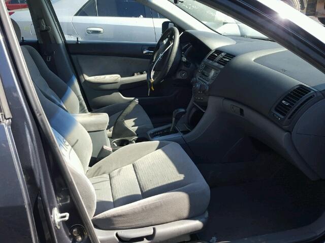 1HGCM56767A133595 - 2007 HONDA ACCORD EX GRAY photo 5