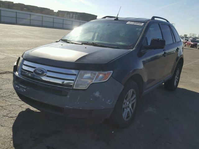 2FMDK36C98BA95288 - 2008 FORD EDGE SE BLACK photo 2