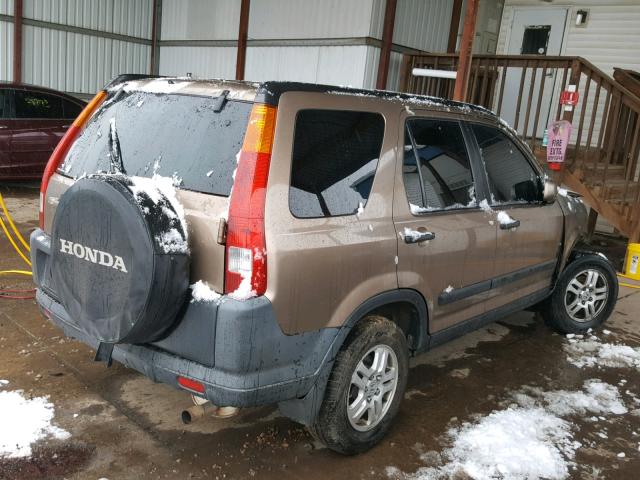 SHSRD78873U101632 - 2003 HONDA CR-V EX TAN photo 4