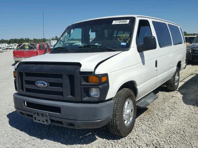 1FBSS3BL5EDA36377 - 2014 FORD ECONOLINE WHITE photo 2