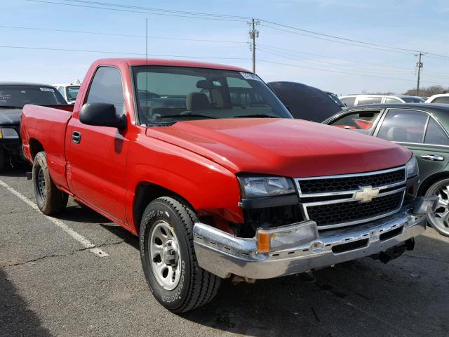 3GCEC14X46G225102 - 2006 CHEVROLET SILVERADO RED photo 1