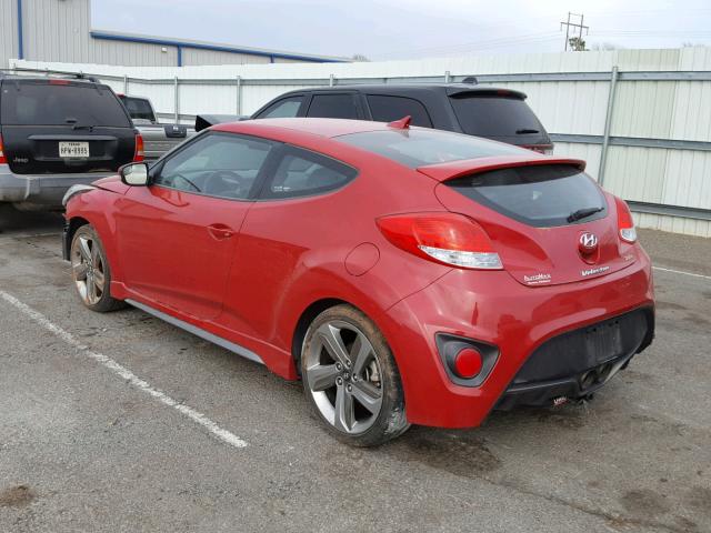 KMHTC6AE8FU239049 - 2015 HYUNDAI VELOSTER T RED photo 3