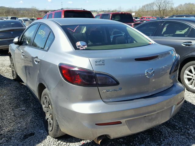 JM1BL1U72D1851939 - 2013 MAZDA 3 I SILVER photo 3