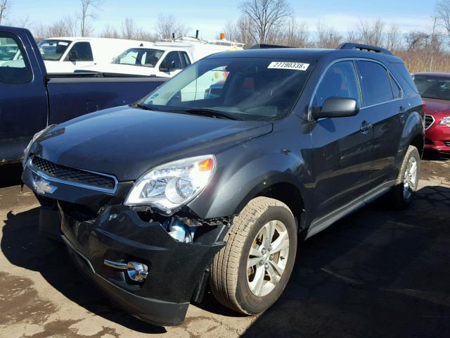 2GNALPEK4C1289155 - 2012 CHEVROLET EQUINOX LT BLACK photo 2