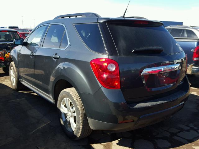 2GNALPEK4C1289155 - 2012 CHEVROLET EQUINOX LT BLACK photo 3