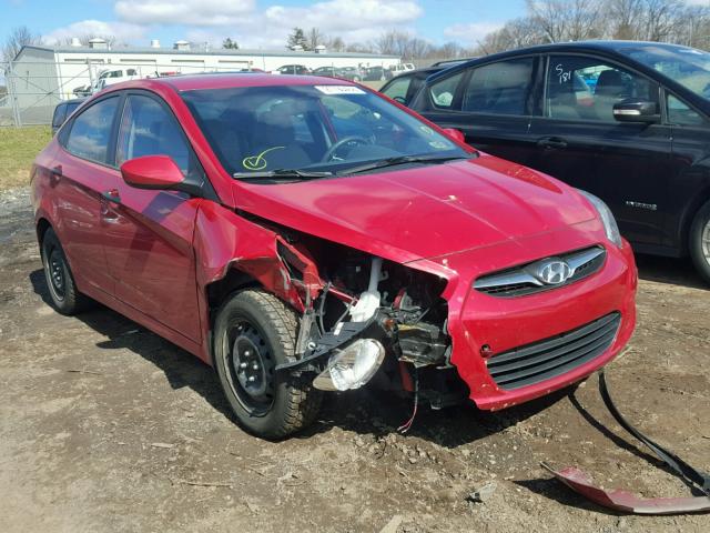 KMHCT4AE7CU041451 - 2012 HYUNDAI ACCENT GLS RED photo 1