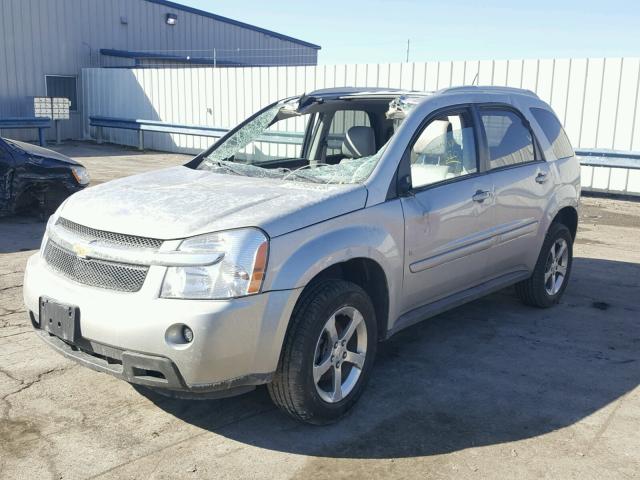 2CNDL53F286078249 - 2008 CHEVROLET EQUINOX LT SILVER photo 2