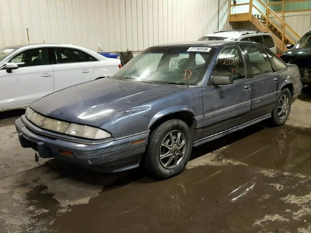 1G2WJ52MXTF248041 - 1996 PONTIAC GRAND PRIX BLUE photo 2