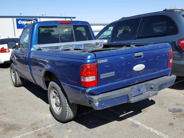 1FTYR10D38PA02152 - 2008 FORD RANGER BLUE photo 3