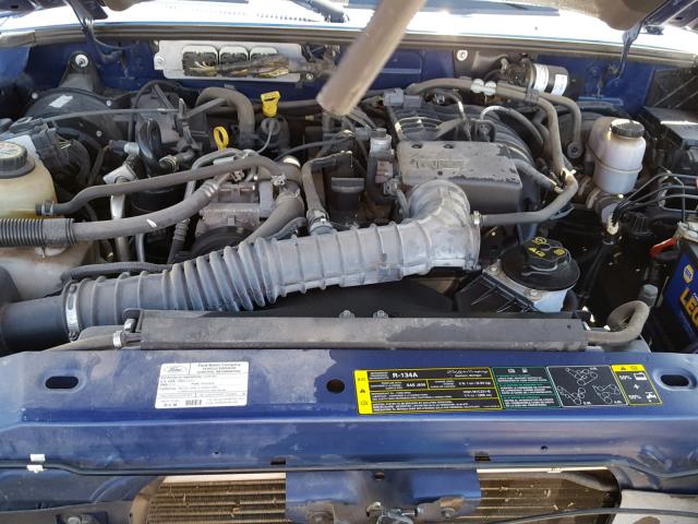 1FTYR10D38PA02152 - 2008 FORD RANGER BLUE photo 7