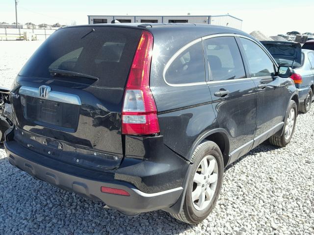 3CZRE38599G702265 - 2009 HONDA CR-V EX BLACK photo 4