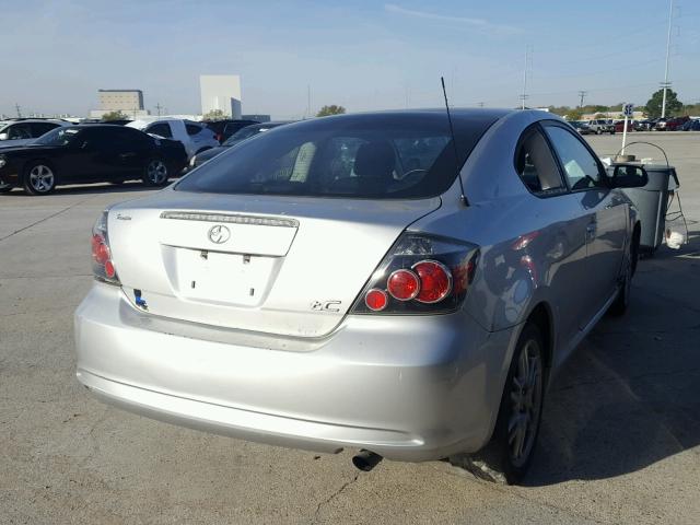 JTKDE167780271056 - 2008 TOYOTA SCION TC SILVER photo 4