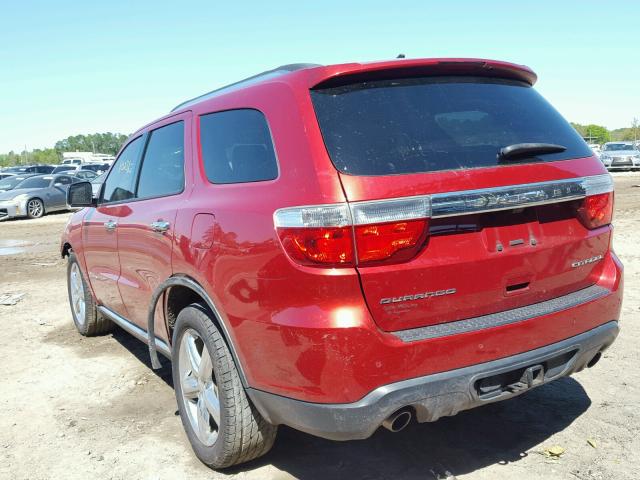 1D4SD5GT7BC694989 - 2011 DODGE DURANGO CI RED photo 3