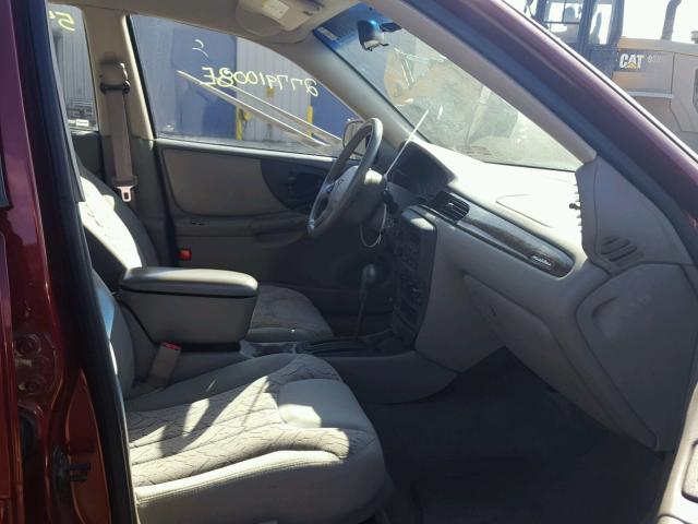 1G1NE52J23M554415 - 2003 CHEVROLET MALIBU LS MAROON photo 5