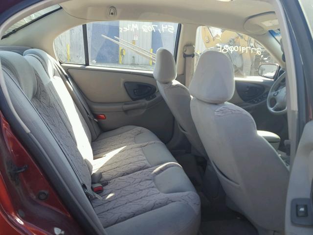 1G1NE52J23M554415 - 2003 CHEVROLET MALIBU LS MAROON photo 6