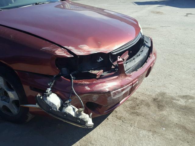 1G1NE52J23M554415 - 2003 CHEVROLET MALIBU LS MAROON photo 9