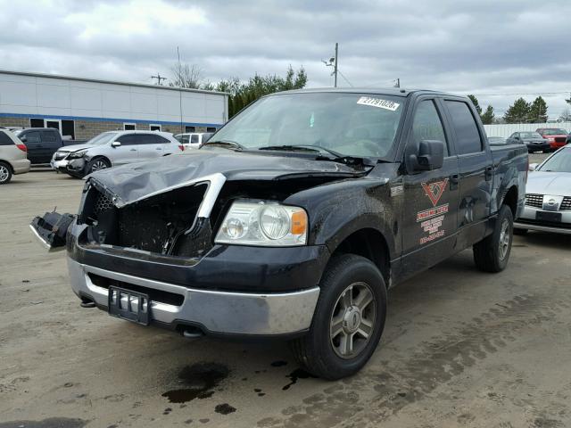 1FTRW14W58FC14386 - 2008 FORD F150 SUPER BLACK photo 2