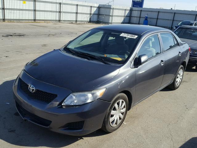 1NXBU4EE6AZ340154 - 2010 TOYOTA COROLLA BA GRAY photo 2