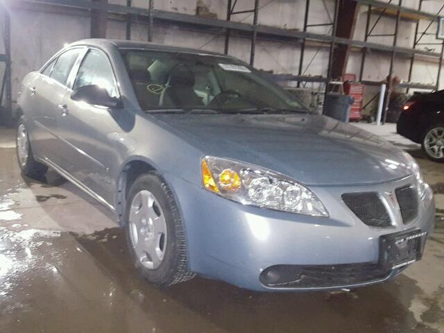 1G2ZF58B274274848 - 2007 PONTIAC G6 VALUE L BLUE photo 1