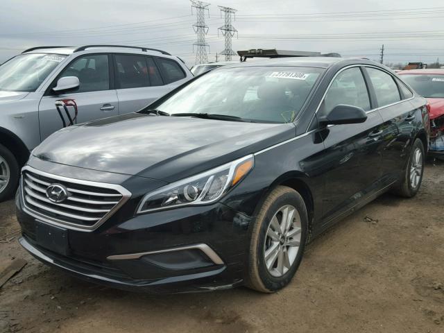 5NPE24AF8GH272691 - 2016 HYUNDAI SONATA SE BLACK photo 2