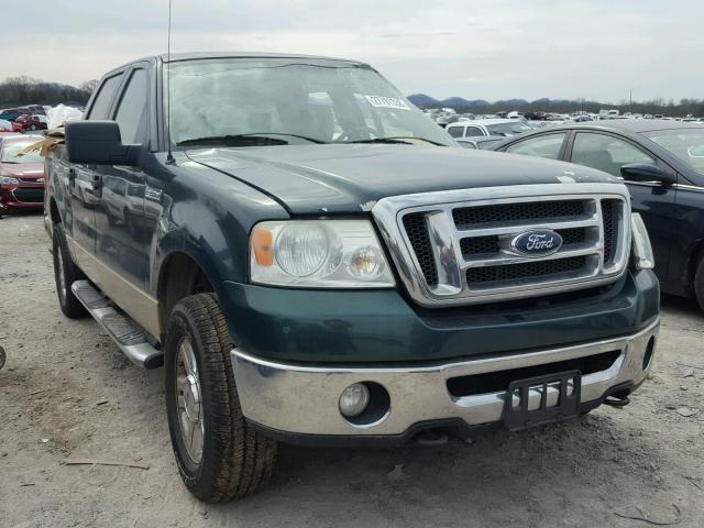 1FTRW14W07KC89373 - 2007 FORD F150 SUPER GREEN photo 1