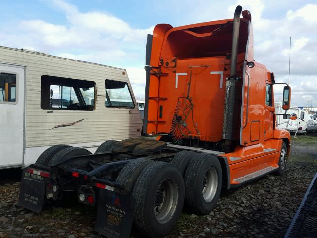 1FUJBBCG86LU69761 - 2006 FREIGHTLINER CONVENTION ORANGE photo 4