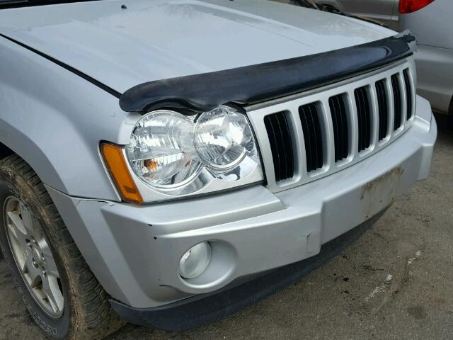 1J4HR48N95C552614 - 2005 JEEP GRAND CHER SILVER photo 9