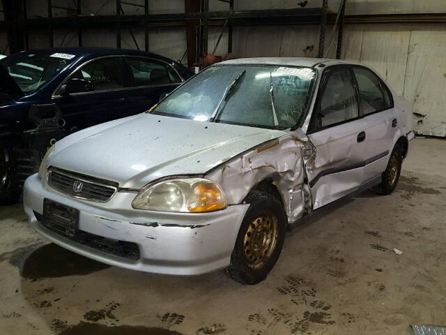 1HGEJ6622TL033987 - 1996 HONDA CIVIC DX GRAY photo 2