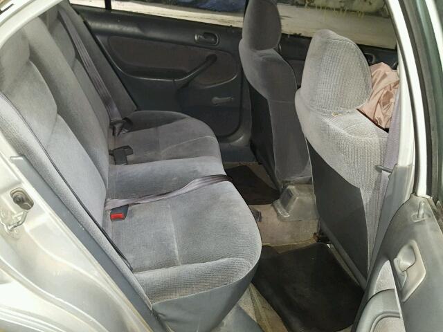 1HGEJ6622TL033987 - 1996 HONDA CIVIC DX GRAY photo 6