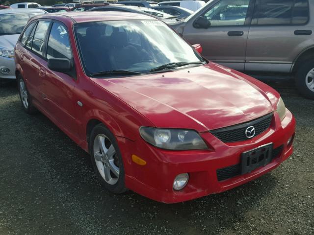 JM1BJ246131214851 - 2003 MAZDA PROTEGE PR RED photo 1