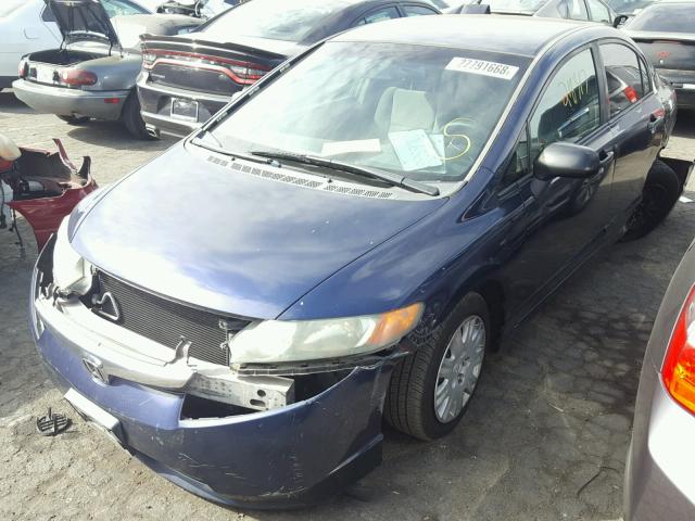 2HGFA16256H515006 - 2006 HONDA CIVIC DX BLUE photo 2